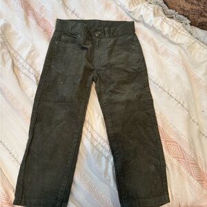 Janie and Jack Olive Corduroy Pants